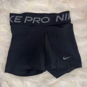 Nike Pro Black Shorts with Gray Accents worn very few times